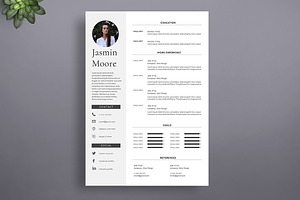 1 Page Professional Resume Template