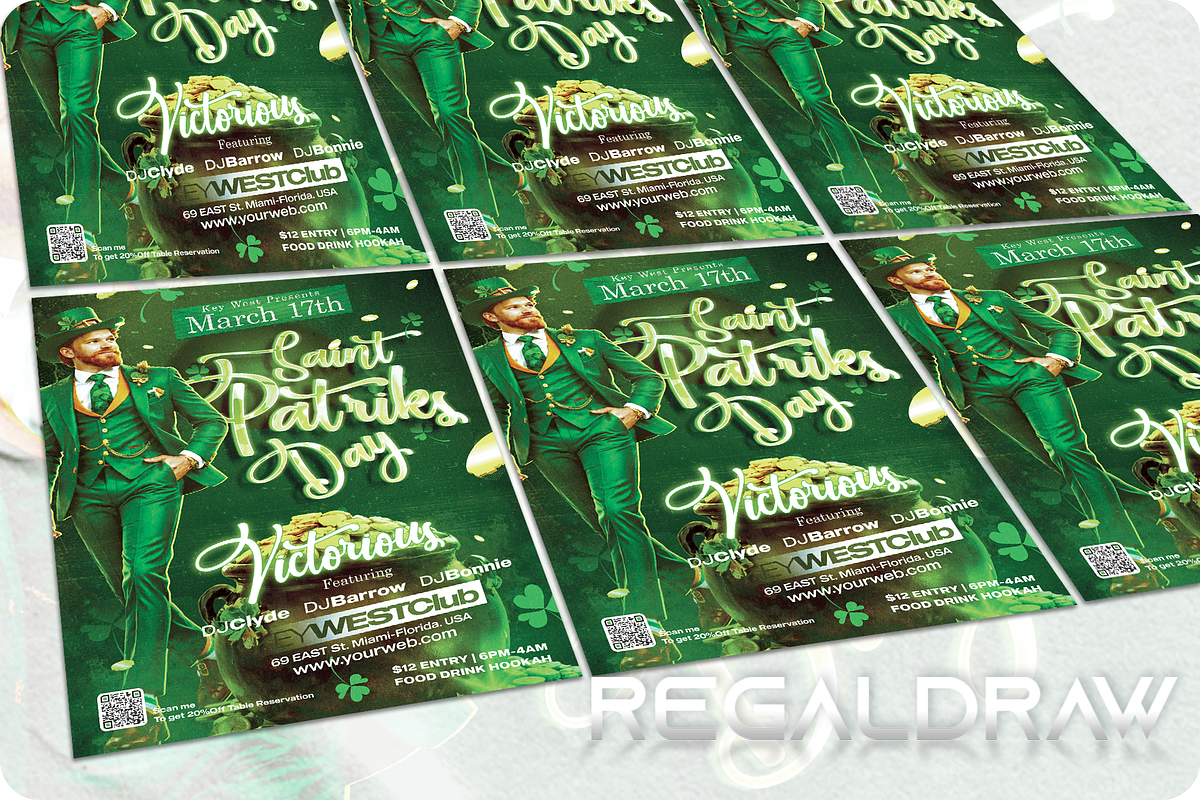St. Patrick's Day Flyer, a Flyer Template by regalDRAW (Photo 4 of 4)