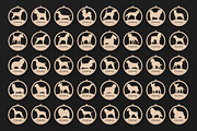 40 Custom Dog Ornaments Laser Files, an Object Graphic by ThemeXDigital (Thumbnail 1 of 9)