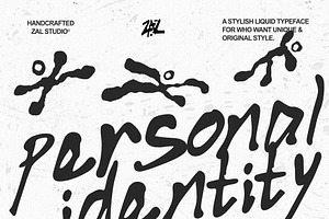 Personal Identity Handwritten Font