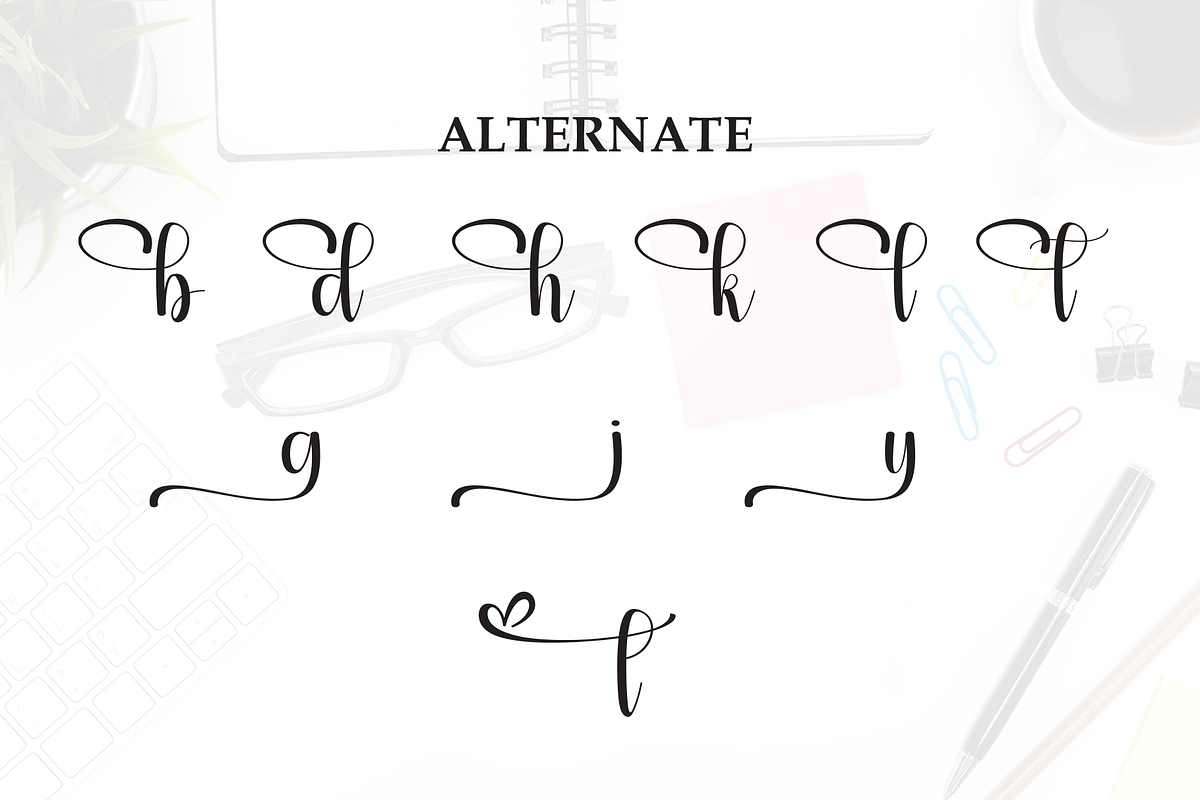 Monday Quality | Script Font, a Handwritten Font by Scratchones (Photo 8 of 9)