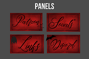 Gothic Bat Animated Stream Package, a Templates & Theme by KatieLearns (Thumbnail 5 of 7)