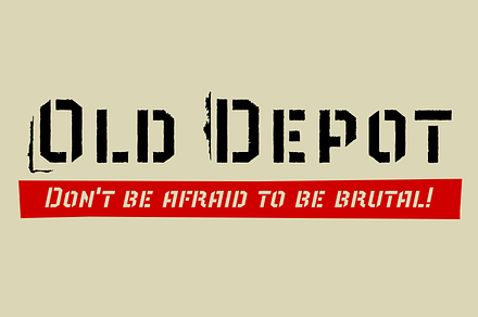 Old Depot, a Font by 2DTypo