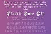 Elastic Gore Old, a Blackletter Font by cromatixclassroom (Thumbnail 3 of 5)