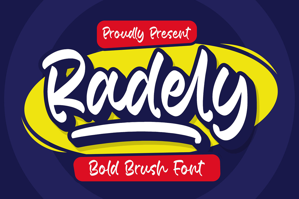 Radely - Bold Script Font, a Script Font by Graha Type (Photo 1 of 12)