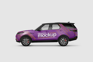 Offroad Car Mockup Set