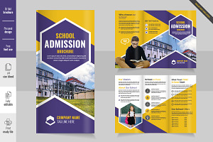 School Education Trifold Brochure, a Print Template by Tanuart