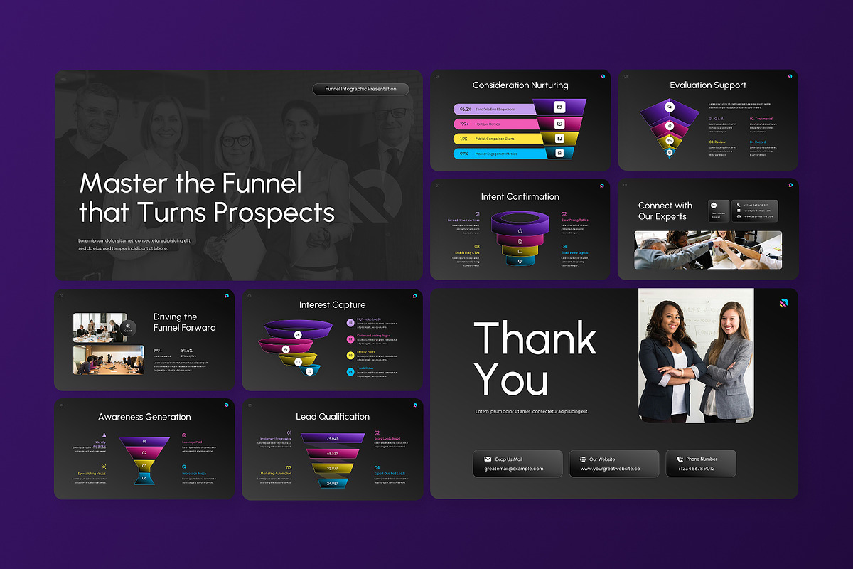 Marketing Funnel PowerPoint, a Design Template by Antstheme (Photo 3 of 4)