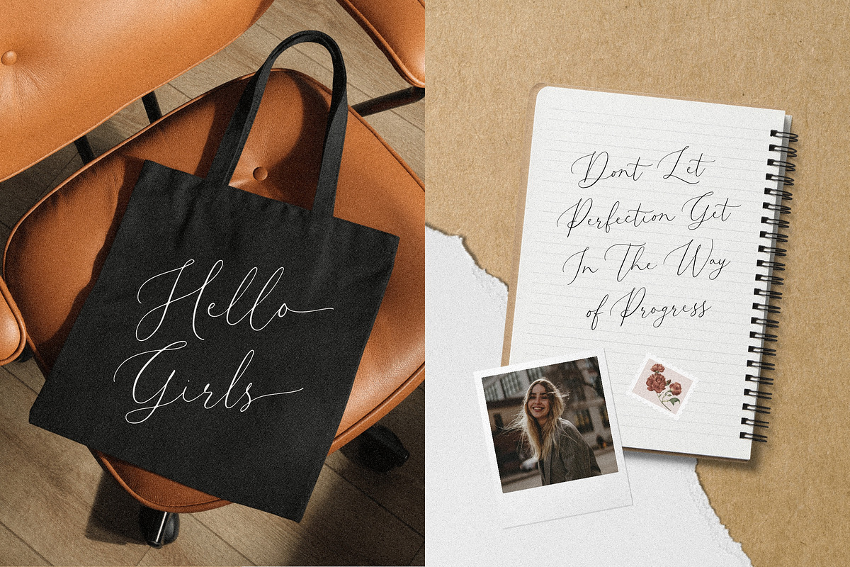 Bridals Romantican - Handwritten, a Handwritten Font by Runsell Studio (Photo 3 of 6)