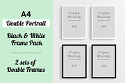 A4 Double Frame Pack, an Object Graphic by Loads of Lovely (Thumbnail 1 of 3)