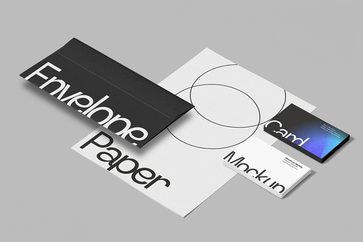 Stationery Brand Identity Mockup, a Product Mockup by Mockupdaddy (Photo 19 of 22)