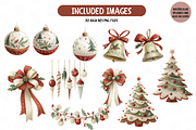 Cutie Christmas Watercolor Clipart, an Illustration by TatiMockup (Thumbnail 3 of 5)