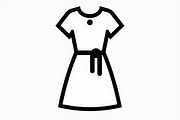 Fashion Dress Silhouettes Set, an Illustration by musafir_fashion (Thumbnail 10 of 20)