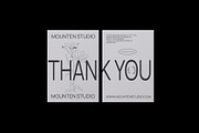 postcard thank you card collection, a Stationery Template by Replika Machine (Thumbnail 4 of 7)