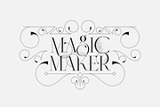 Type Monster - Elegant Font + Extras, a Serif Font by VP Fonts (Thumbnail 5 of 15)