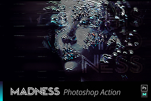MADNESS Sci-Fi Photoshop Action