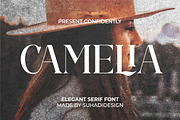 Camelia elegant serif font, a Serif Font by suhadidesign (Thumbnail 1 of 9)