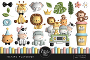 Cute Safari - Playdought texture, an Animal Illustration by Estudio 812 (Thumbnail 1 of 8)