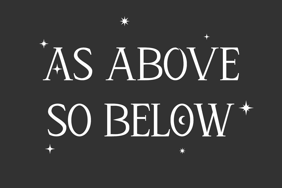 Mystic Starlight - Tarot Font, a Serif Font by Beck McCormick (Photo 2 of 10)