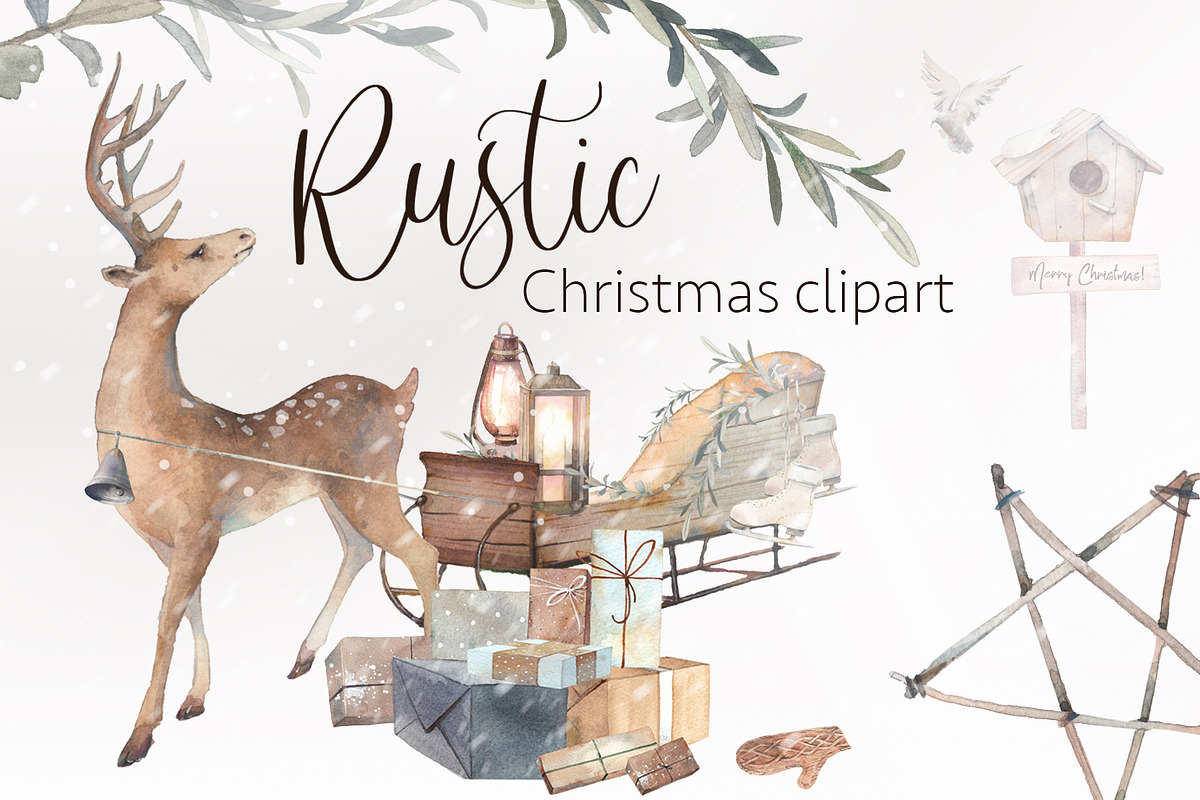 Rustic Christmas, a Decorative Illustration by Eisfrei (Photo 1 of 7)