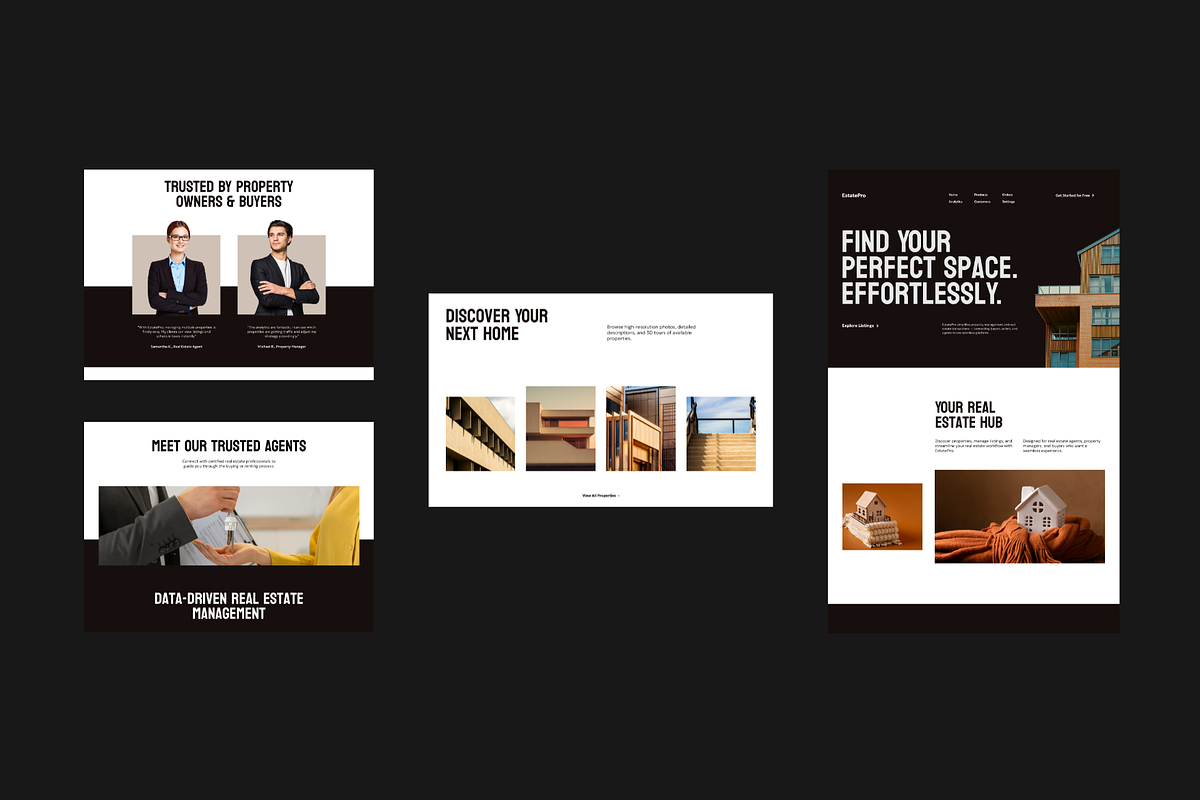 Figma Real Estate Landing Page, a Landing Page Template by Musara (Photo 5 of 5)
