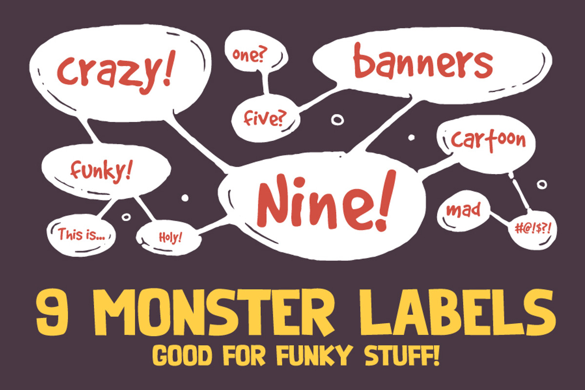 9 Monster Labels, an Education Illustration by Youhhou (Photo 1 of 4)