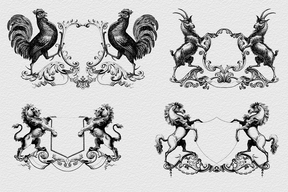 Procreate Heraldic Crests & Emblems, a Brush Add-On by AW Studios (Photo 4 of 9)