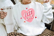 Just Love Valentine Clipart Set, an Illustration by Sublimation Artist (Thumbnail 4 of 6)