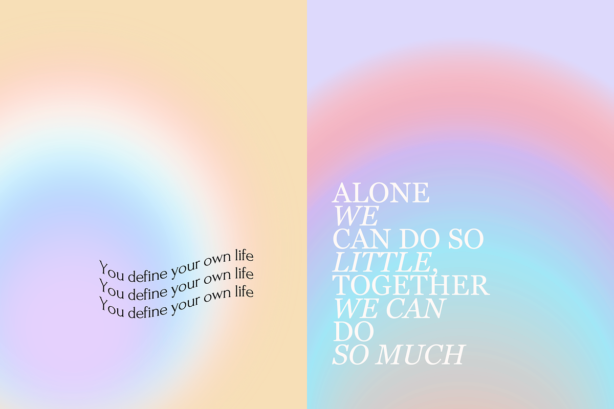 40 Retro Gradient Quotes – Photoshop, a Social Media Template by ...