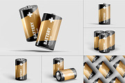 Battery C Mock-up, a Product Mockup by zippypixelstudio (Thumbnail 1 of 9)