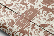 Linocut Animals rustic patterns, an Animal Illustration by Carpet Tapete Pretzel (Thumbnail 6 of 17)