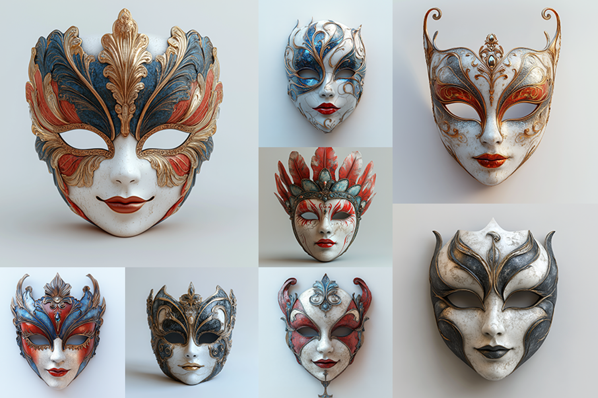 Venetian Masks, an Arts & Entertainment Photo by Picturesque Stories (Photo 2 of 6)