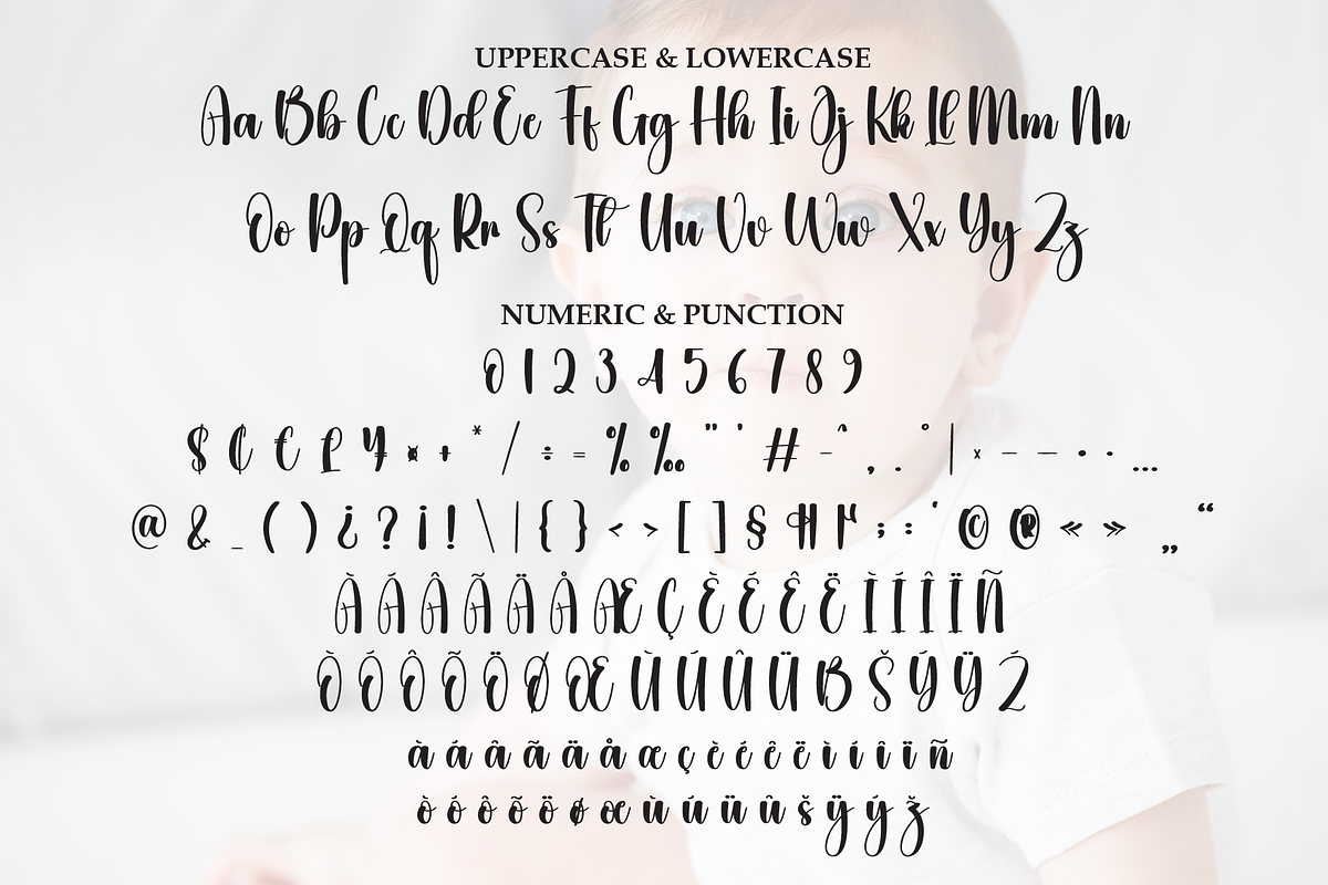 Babycute | Script Font, a Handwritten Font by Scratchones (Photo 7 of 8)