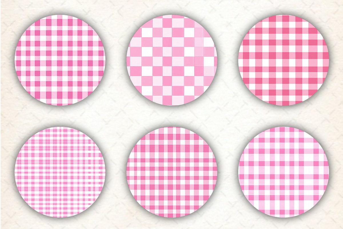 Light Pink and White Plaid Backgroun, a Pattern Graphic by Libby Wishes (Photo 2 of 5)