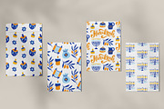 Hanukkah Clipart & Patterns Pack, a Background Graphic by Katrinelly (Thumbnail 12 of 14)