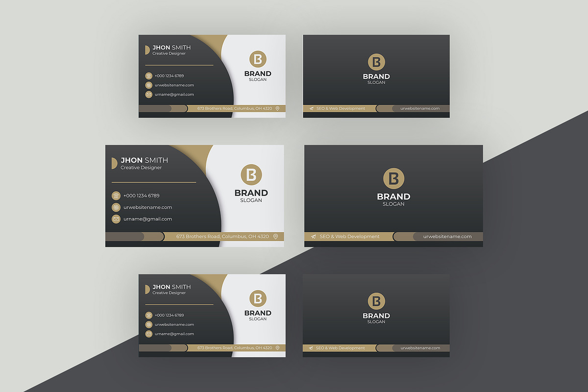 Elegant Business Card Template, a Business Card Template by GFXCity (Photo 3 of 3)