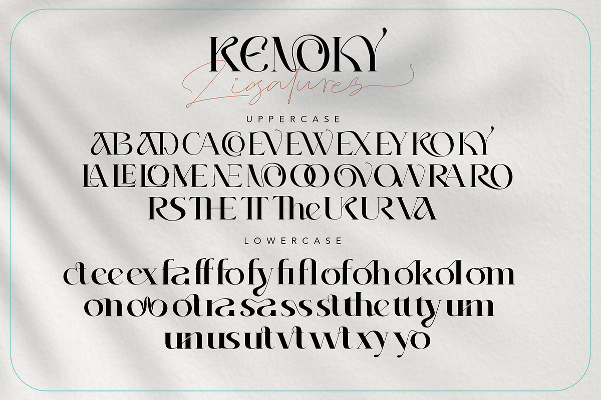 Kenoky Coffekan, a Serif Font by alit design (Photo 15 of 27)