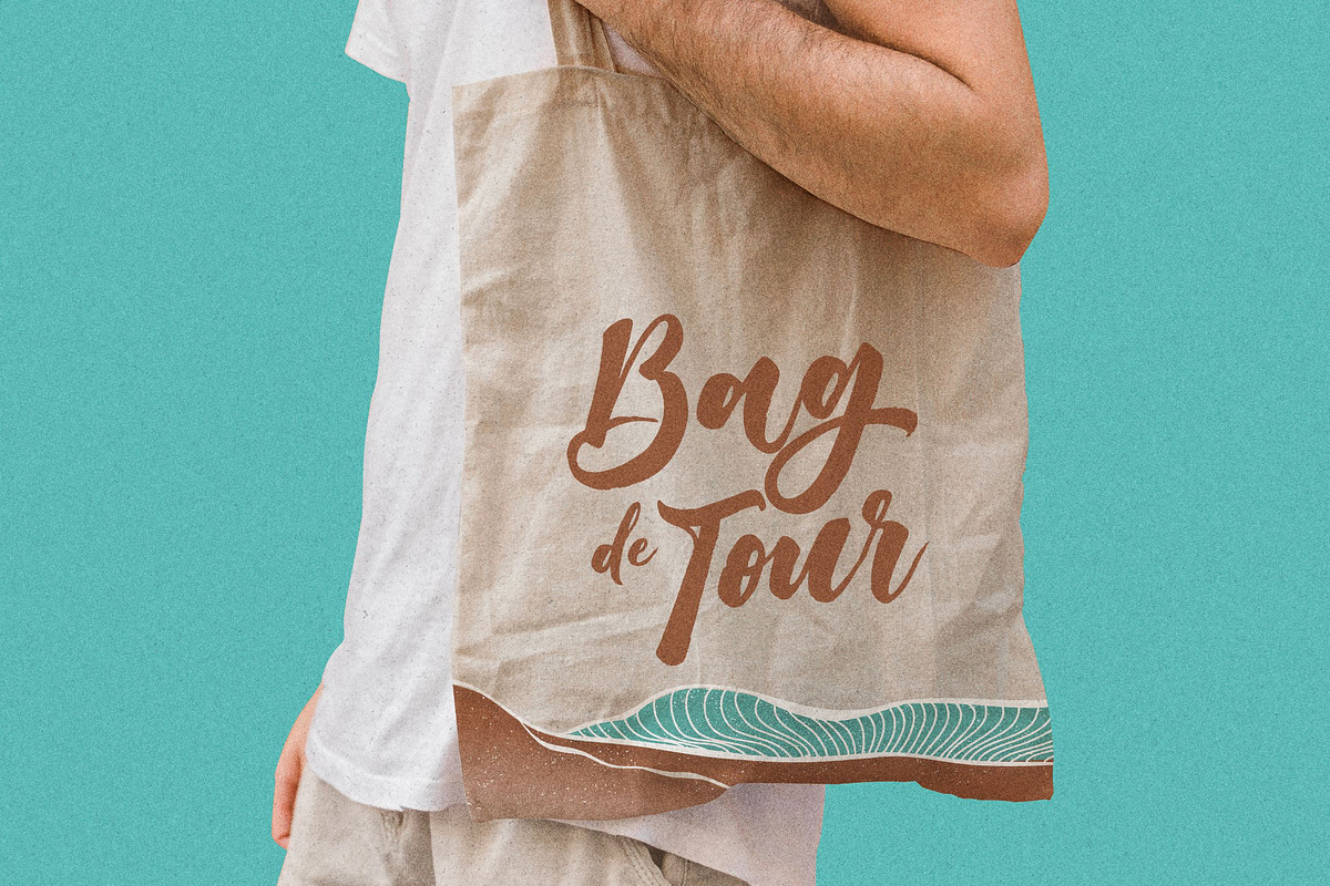 Born Pacific - Hand Painted, a Handwritten Font by ErgibiStudio (Photo 3 of 8)