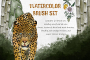 Watercolor 27 Procreate brush pack, a Brush Add-On by Ink by Stefi (Thumbnail 1 of 5)