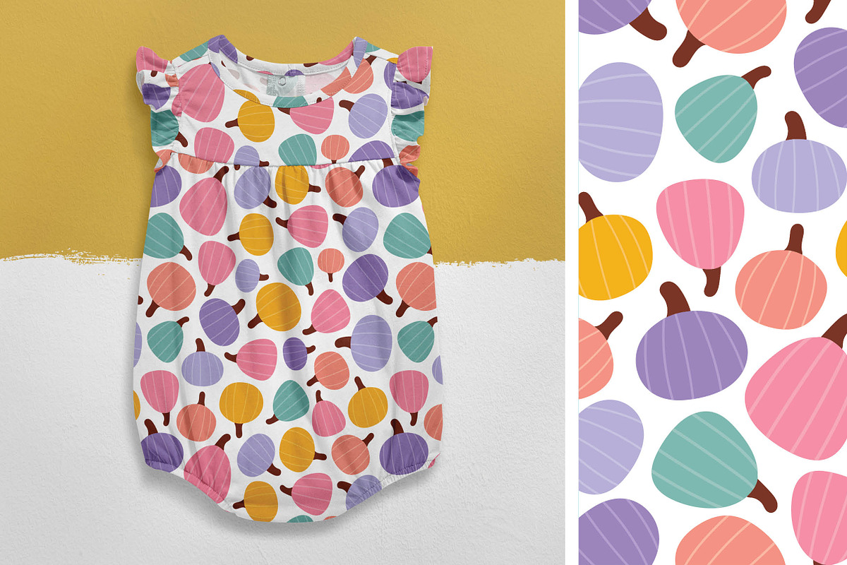 Summerween Seamless Pattern, a Pattern Graphic by Alanna Messina Design Co (Photo 9 of 9)