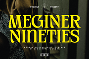 Meginer Nineties - Modern Serif, a Serif Font by Comactype Foundry (Thumbnail 1 of 22)