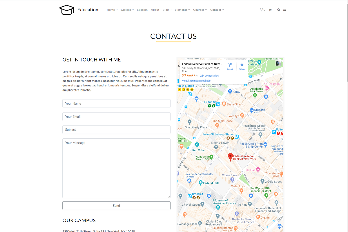 Education & Courses WordPress Theme, a WordPress Template by Visualmodo (Photo 38 of 41)