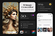 Artify AI Image Generator iOS UI Kit, an UI Kit Template by Creative Perspective (Thumbnail 1 of 6)