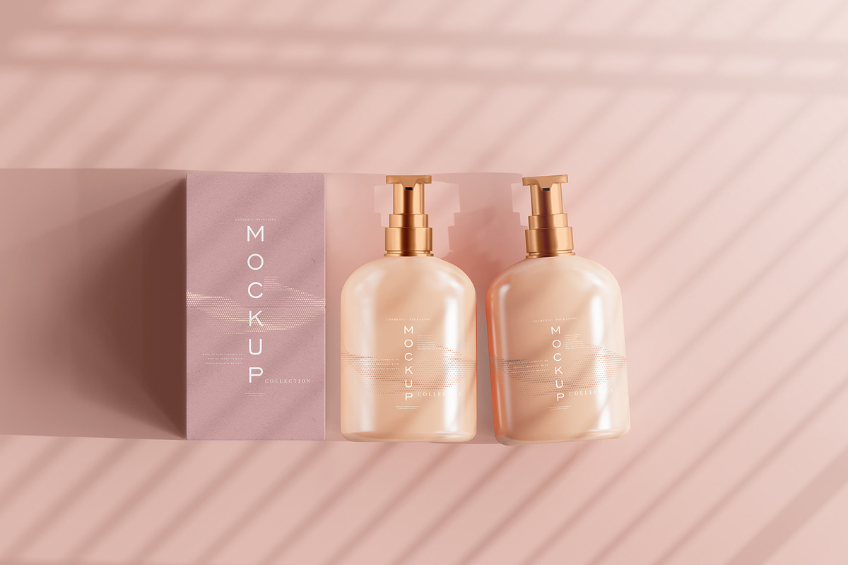 390+ Cosmetic Branding Mockup Scenes, a Cups & Container Mockup by pmvch (Photo 225 of 367)