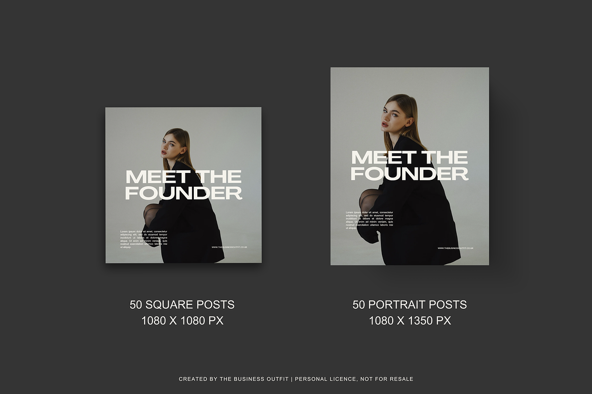 CANVA: Bold Vol 2 Instagram Posts, a Social Media Template by thebusinessoutfit (Photo 10 of 17)