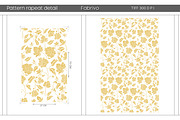 ROYAL Seamless Lined Botanical Print, a Pattern Graphic by Fabrivo (Thumbnail 8 of 10)
