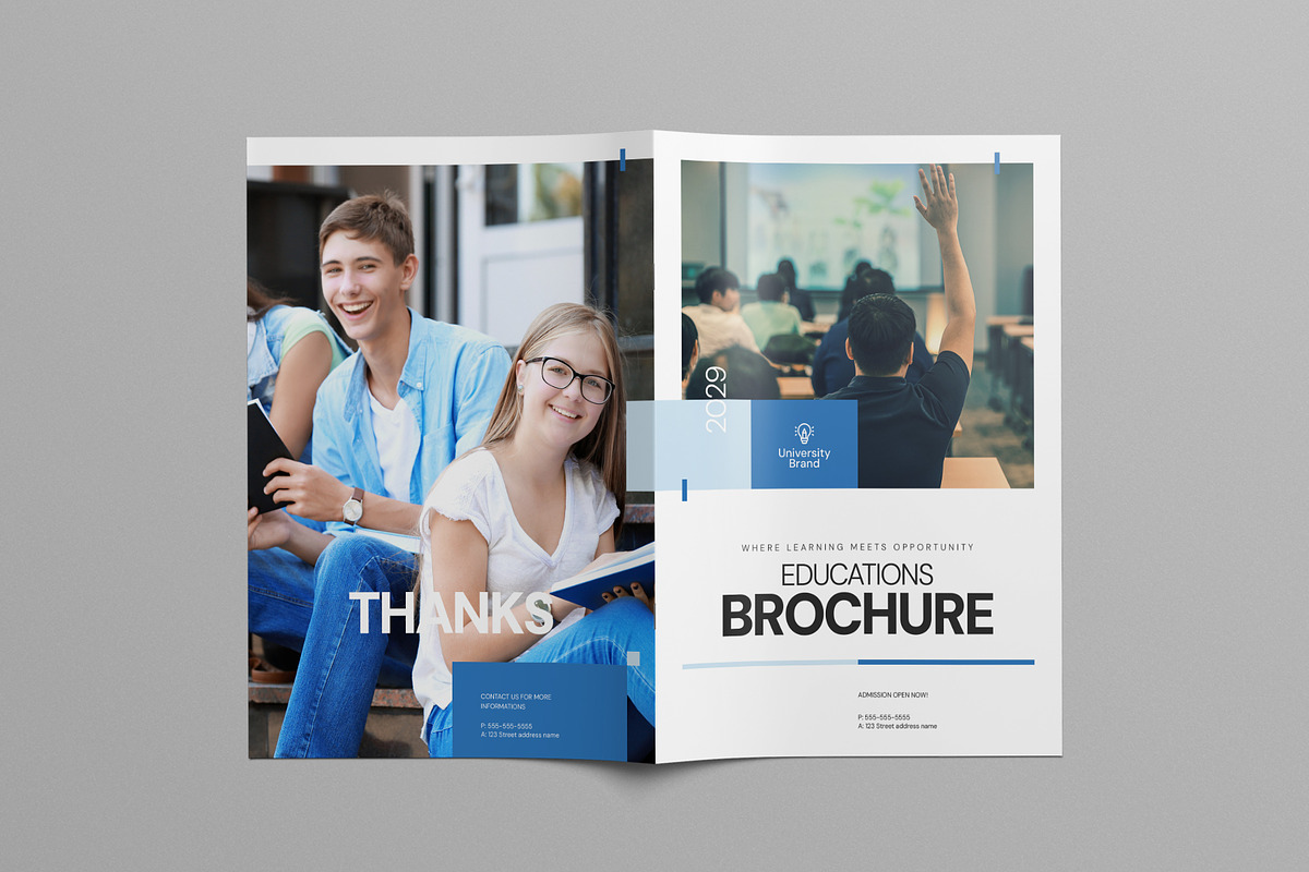 Education Brochure Template | Canva, a Brochure Template by Pixelpick (Photo 5 of 9)
