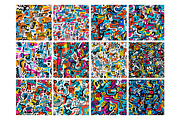 Doodles Graffiti Seamless Pattern, a Pattern Graphic by Forhadx5 (Thumbnail 4 of 7)
