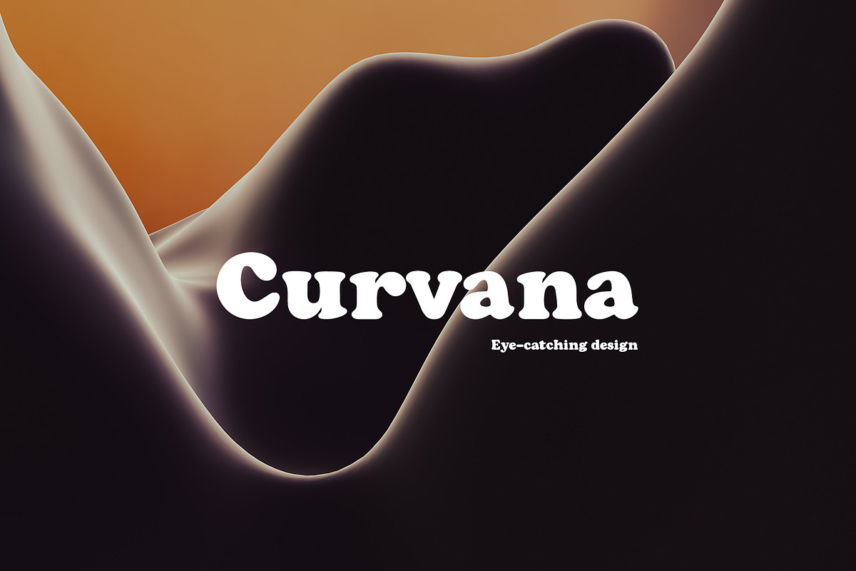 Curvana - Wide Sans Serif, a Font by Cinegrading (Photo 1 of 3)