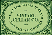 Brivane Stamp, a Serif Font by Craft Supply Co. (Thumbnail 2 of 8)